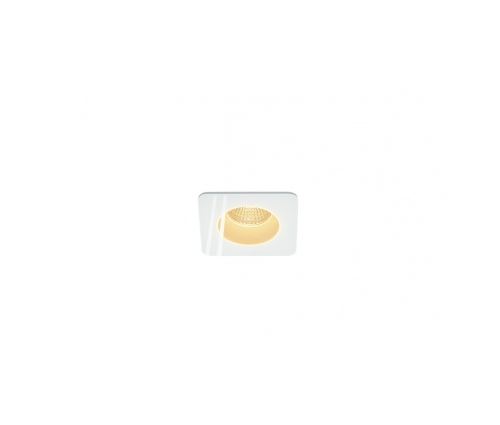 Patta-f encastré plafond, carré, blanc, 12w, 3000k, 38°, alim incluse