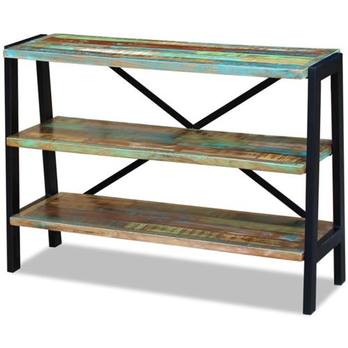 vidaXL Dressoir 3 planken massief gerecycled hout