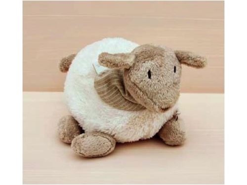 Dimpel - Doudou mouton Fidélie 15 cm - blanc