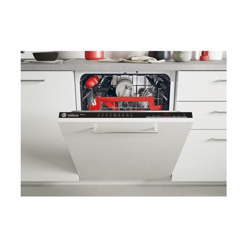 Hoover Hdin 4D620Pb - Lave-Vaisselle - Intégrable - WiFi - Largeur : 59.8 Cm - Profondeur : 55 Cm - Hauteur : 82 Cm - Noir