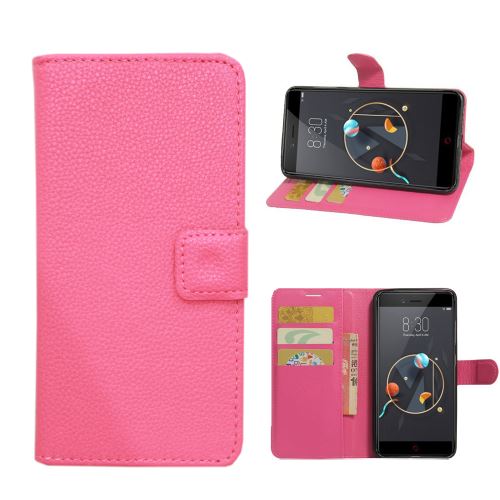 Etui Housse Portefeuille Pour Iphone X - Rose