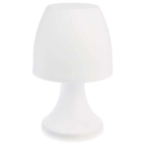 Lampe champignon à poser 27 cm - Blanc