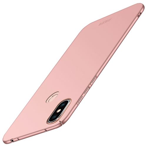 Coque en TPU blindage givré ultra-mince rigide or rose pour votre Xiaomi Redmi Note 6 Pro/Note 6
