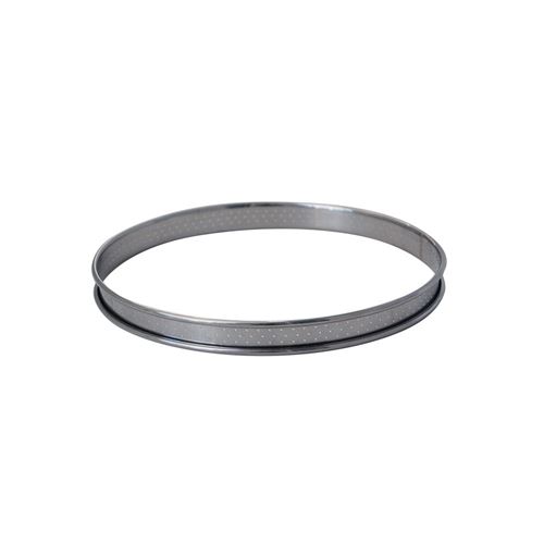 Cercle à tartelette inox perforé 8 cm De Buyer - vue 2