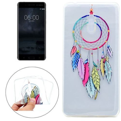 Nokia 6 Coque Protection TPU attrapes rêves coloré ALS48926