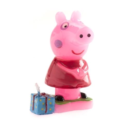 bougie 8cm peppa pig