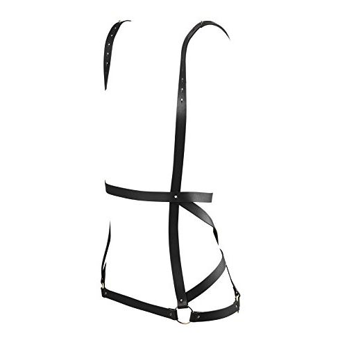 BIJOUX INDISCRETS Maze - Robe & Harnais de Bondage, Noir
