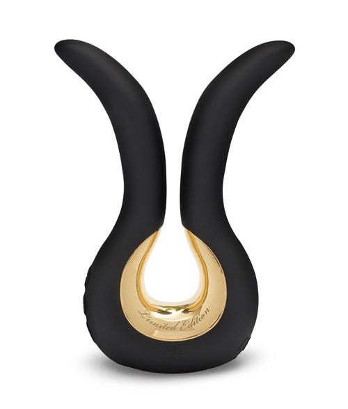 FUN TOYS Gvibe Mini Gold - Vibromasseur de Luxe Unisex Stimulateur Vaginal Clitoridien & du Point G, Sextoy Vibrant en Silicone à 6 Modes de Vibrations, Or