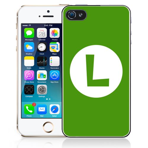 Coque pour iPhone 5C mario logo luigi