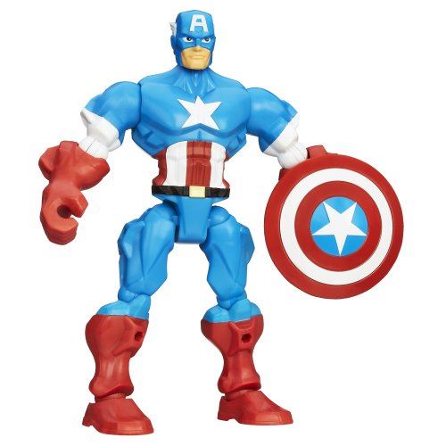 Marvel Super Hero Mashers Figure Captain America 6 pouces