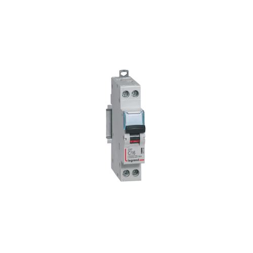 Disjoncteur DX3 1P+NG C16 6000A/10KA Legrand 407700