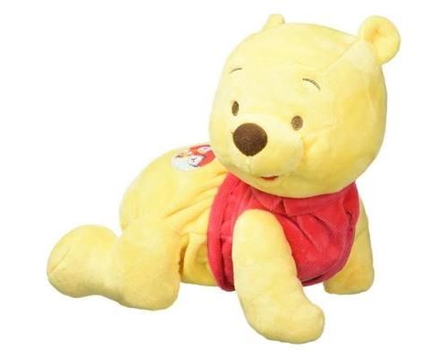 Clementoni- Disney Winnie l'ourson Gattona avec Me, Peluche Premiers Pas, Multicolore, 17306 3172