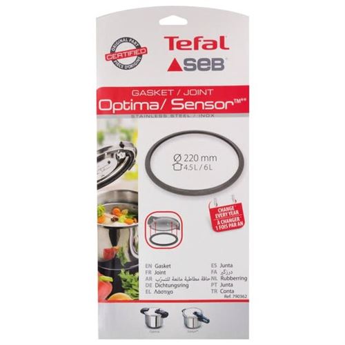 Joint de couvercle SENSOR OPTIMA 4,5-6L Cocotte-minute 790362 SEB - 42450