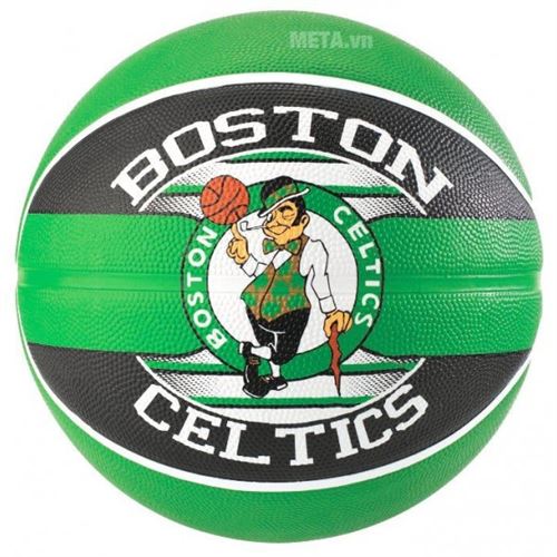 Ballon de Basketball exterieur Spalding NBA Boston Celtics Vert