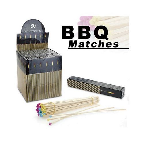 60 Allumettes A Barbecue Geante Gaziniere 27 Cm