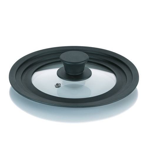 KELA - Couvercle de cuisine en verre - Noir - 21 cm - Image 3