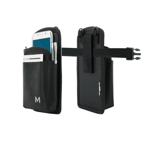 Mobilis Holster pour Tablette 6-7 avec Ceinture et Support Stylet - Étui Tablette 175x85x25 mm - Noir