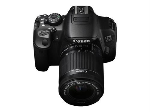 Canon EOS 700D - Appareil photo numérique - Reflex - 18.0 MP - APS-C - 1080p / 30 pi/s - 3x zoom optique objectif EF-S 18-55 mm DC III État correct - Canon reconditionné disponible sur Fnac