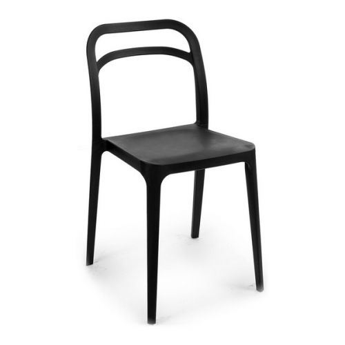 Chaise de Salle à Manger Gift Decor Plastique (51 x 83 x 46 cm) Noir