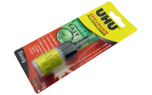 Colle rapide 15s spécial plastique lisse 10g UHU