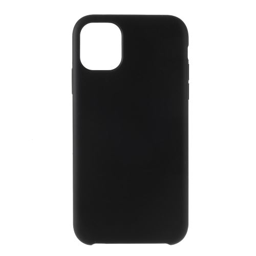Coque en silicone solide noir pour votre Apple iPhone 11 6.1 pouces (2019)