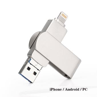 Clé USB 512 Go certifiée MFi iPhone Stockage Mémoire iPhone Clé USB 3 en 1  iPhone