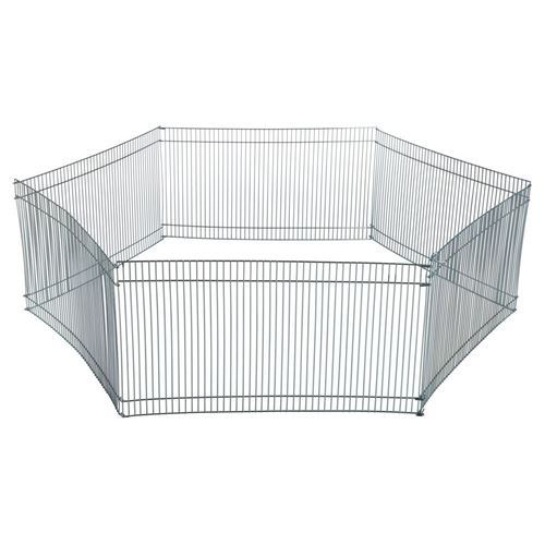 Enclos metal galvanise - O90cm - Pour petit animal - Trixie