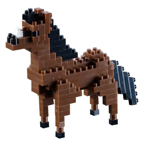 BRIXIES  410070 - Jeu de construction 3D-Motif - Cheval 