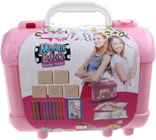 Multiprint ensemble de coloriage Maggie & Bianca 19 pièces rose