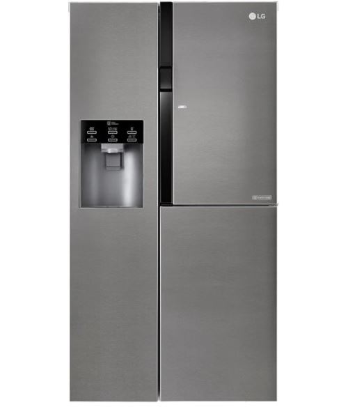 LG GSJ361DIDV - réfrigérateur/congélateur - Américain - pose libre - graphite foncé