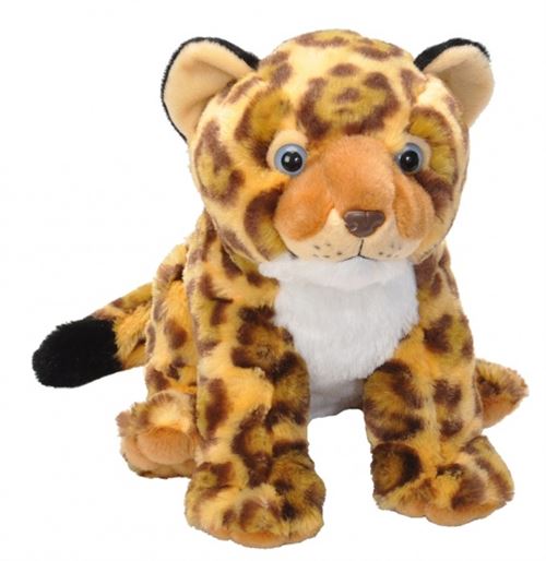Wild Republic Cuddlekins peluche : jaguar 30 cm orange