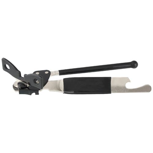 Fackelmann Basic Ouvre-boîtes et ouvre-bouteilles 15 cm Argent / Noir