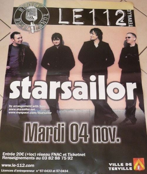 STARSAILOR - 70x100 cm - AFFICHE / POSTER
