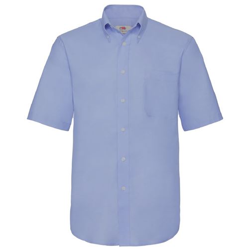 Chemise à manches courtes Fruit Of The Loom pour homme (3XL) (Bleu clair) - UTBC402