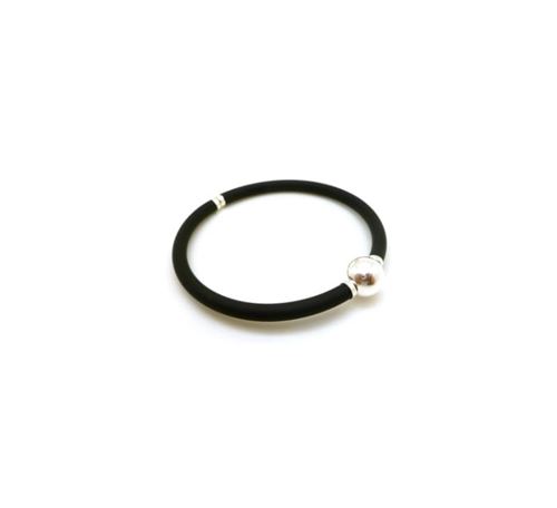 Bracelet ressort et habillage noir - collection cmlpb