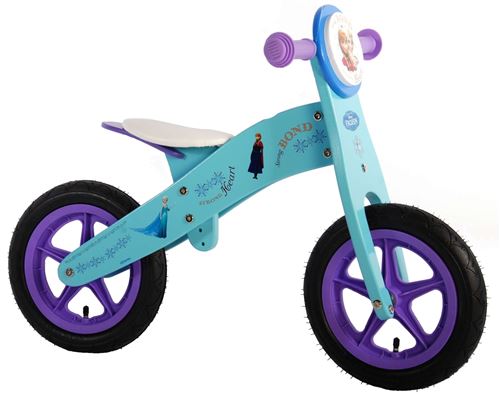 Disney Frozen loopfiets 12 pouces Fille Bleu ciel