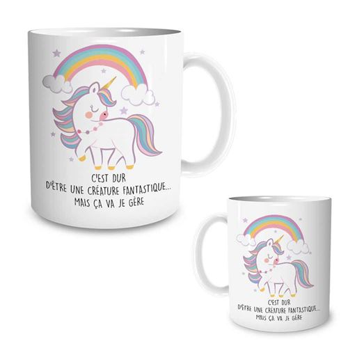 mug licorne fantastique - sud trading cd5366