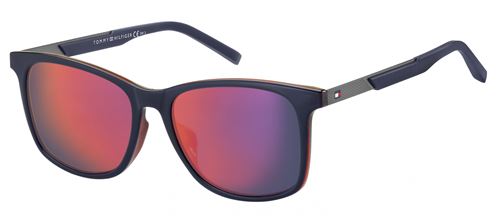 Tommy Hilfiger lunettes de soleil TH1679/S 8rumi hommes bleu/gris argenté