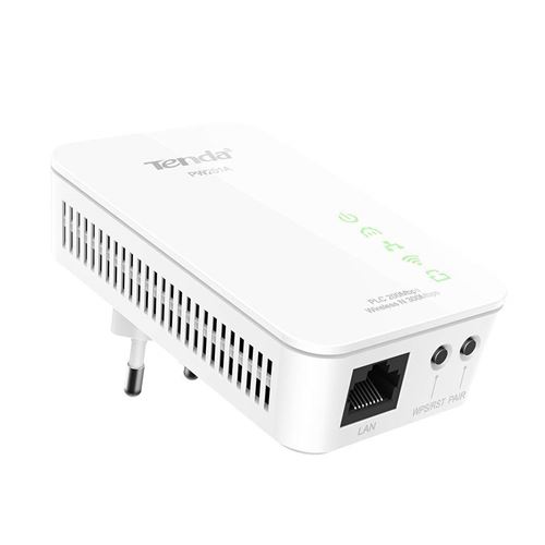 Tenda PL0011 Wireless-N300 Powerline Extender Répéteur de signal Wi-Fi 300 Mbps