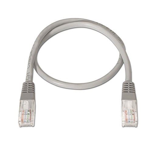 Nanocable 10.20.0400 - Câble de réseau CAT6 UTP (0,5 m) couleur gris