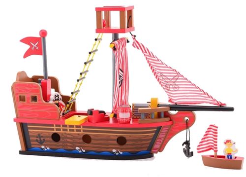 Jouéco bateau pirate 7 pièces