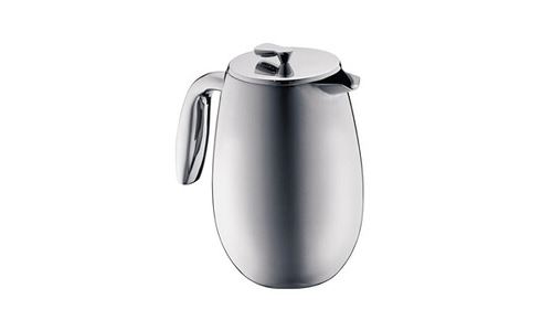 Bodum columbia cafetière à piston, double paroi, 8 tasses, 1. 0 l, en inox