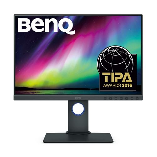 BenQ PhotoVue SW240 - SW Series - LED-monitor - 24.1 (24 zichtbaar) - 1920 x 1200 - IPS - 250 cd/m² - 1000:1 - 5 ms - HDMI, DVI-D, DisplayPort - grijs