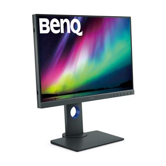 BenQ PhotoVue SW240 - SW Series - écran LED - 24.1" (24" visualisable) - 1920 x 1200 @ 60 Hz - IPS - 250 cd/m² - 1000:1 - 5 ms - HDMI, DVI-D, DisplayPort - gris