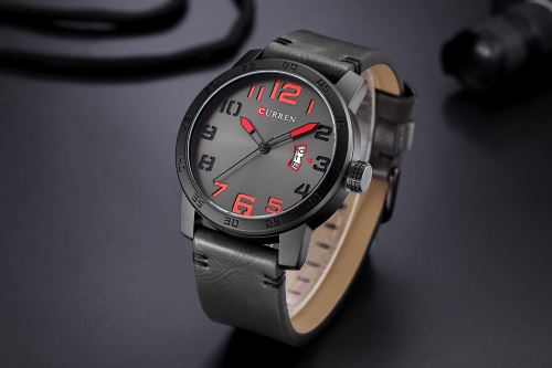 OHP Montre Homme Quartz Gris Sport CURREN 8254