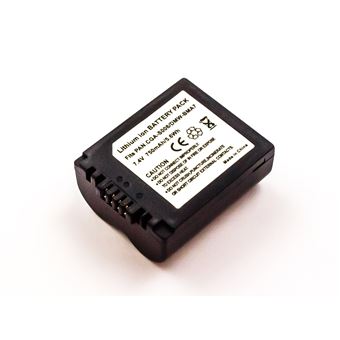 Li-Ion Battery Pack Fits Panasonic Lumix DMC-FZ30GK, CGR-S006, CGR-S006A/1B, Lumix DMC-FZ7EB-S
