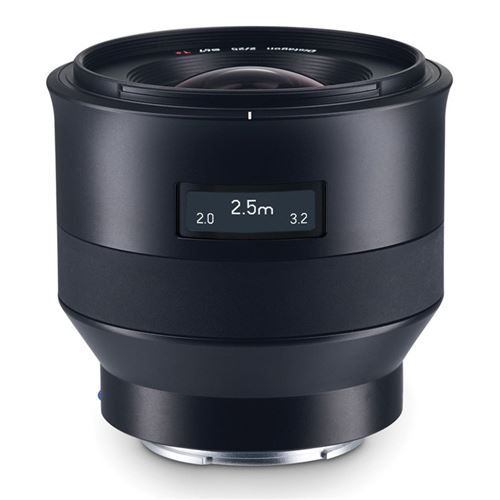 Objectif BATIS 25mm f/2 compatible avec Sony FE + Paresoleil État correct - Zeiss reconditionné disponible sur Fnac