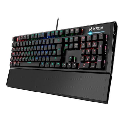 Jeu de clavier Krom Kempo LED RGB Noir