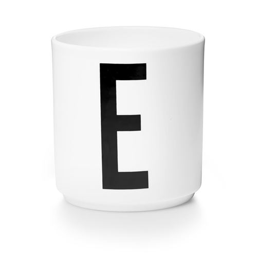 Tasse blanche E