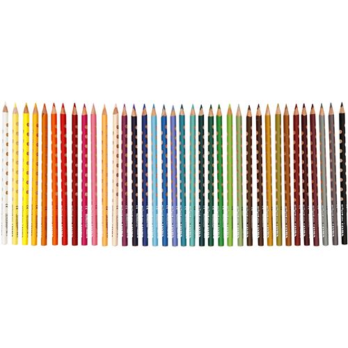 LYRA Crayons De Couleur Groove Slim Ergonomique 36 Pi&egrave;ces - 